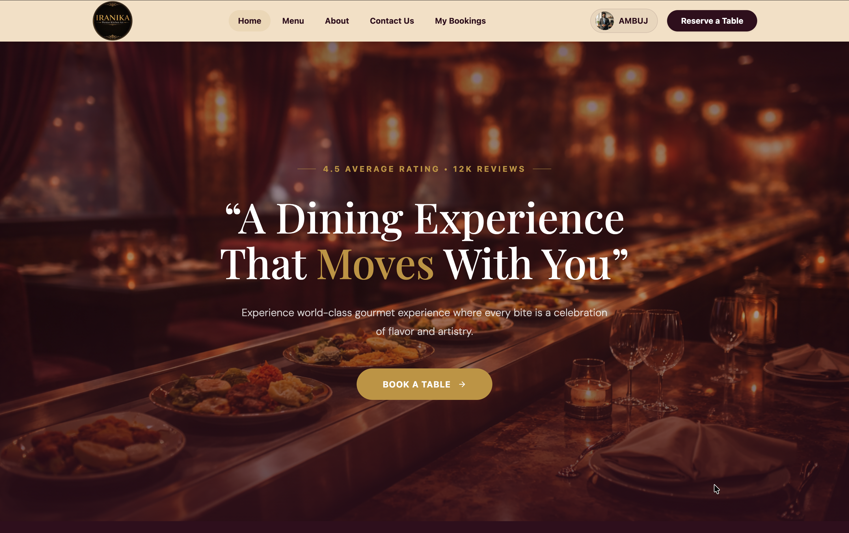Iranika Hotel & Restaurant Booking Platform